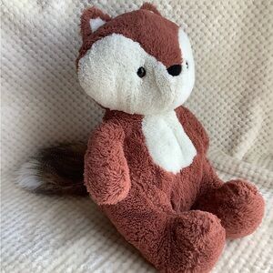 Animal Adventure Large Plush Fox with Fluffy Tail Stuffed Animal Toy